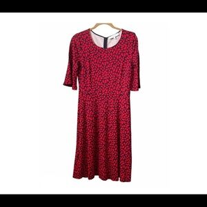 Floral Red Dress Size 2